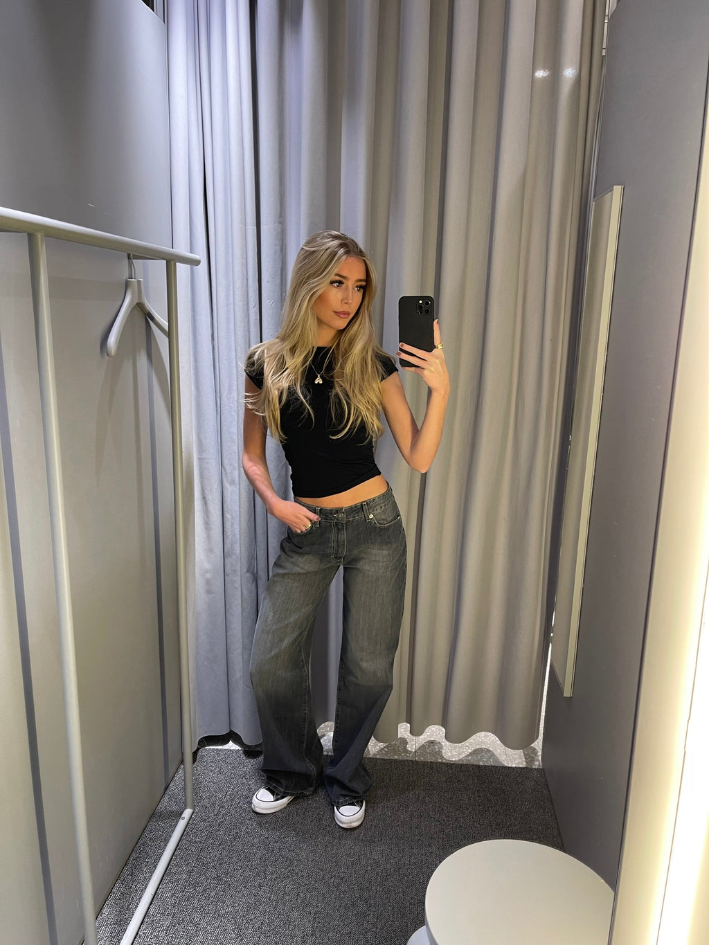 Audrey jeans - Grey