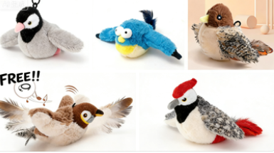 Cozy Chirp Plush Bird Toy