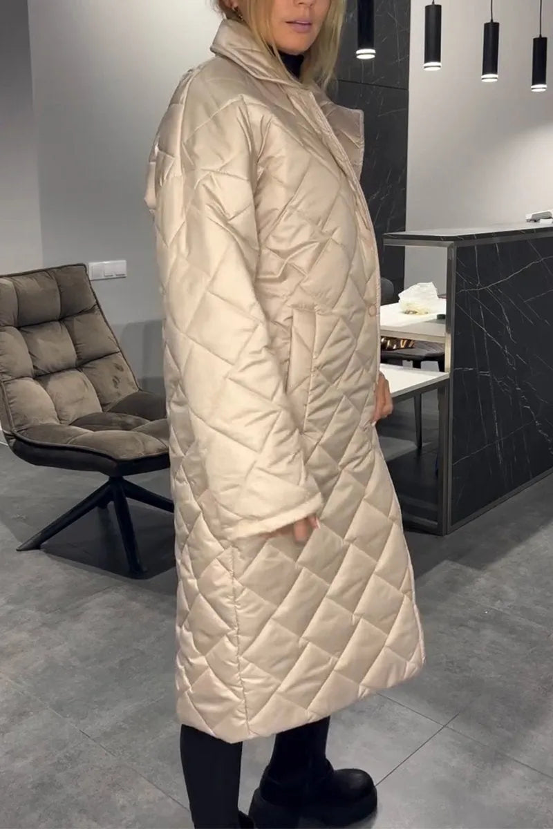 Urban Quilted Long Coat