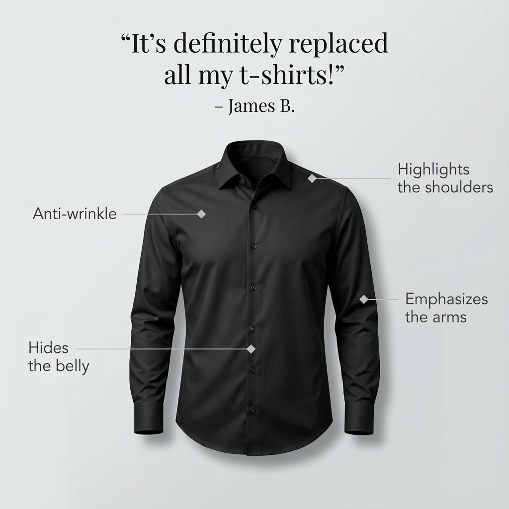 TrueFords Non-Iron Everyday Dress Shirt