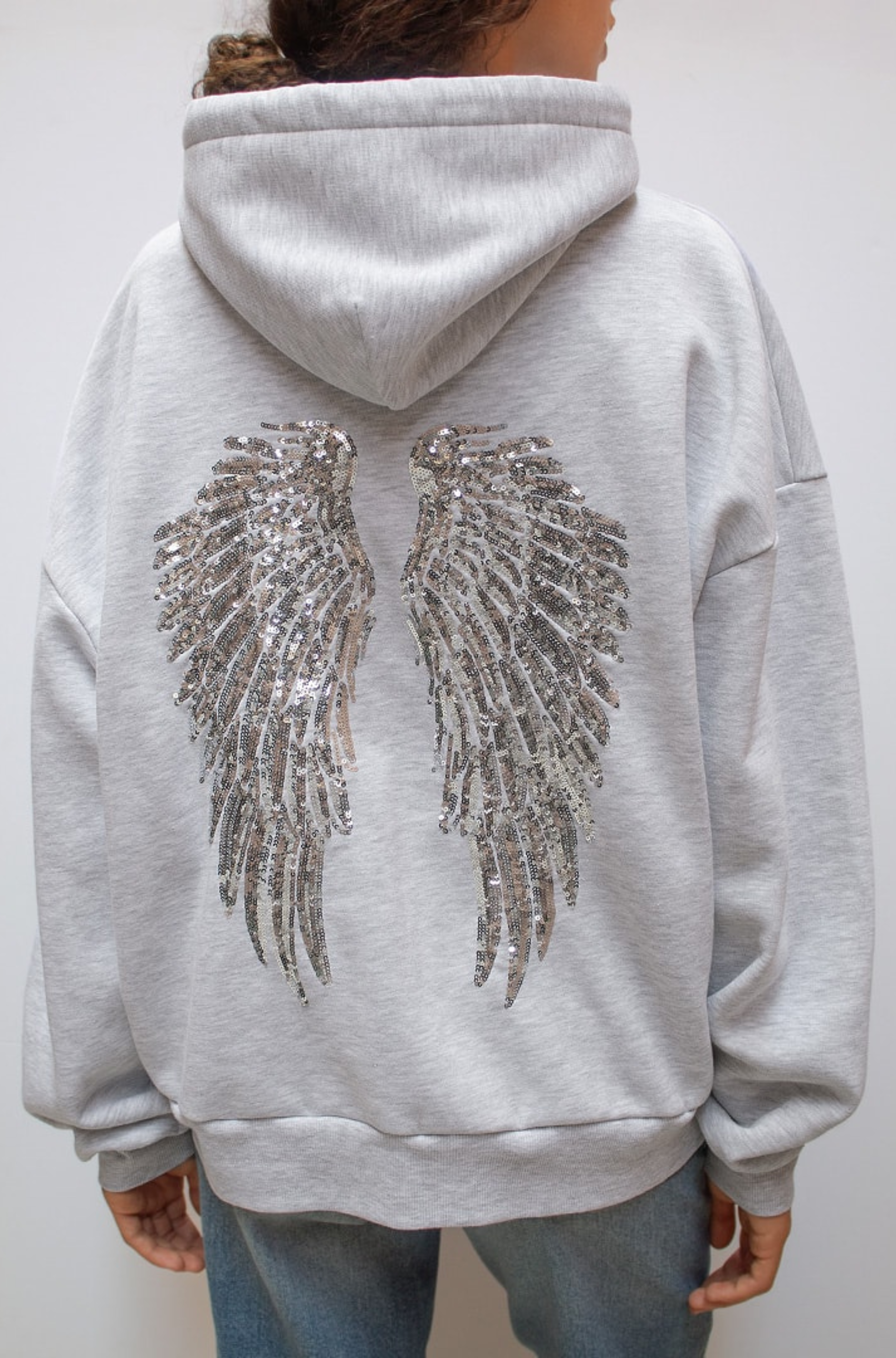 Sparkwing Angel Sequin Comfort Hoodie