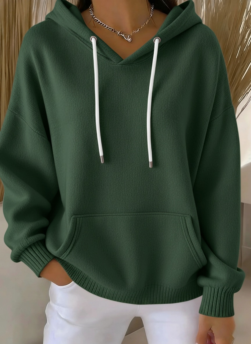 Everyday Casual Jacquard Multicolor Hoodie