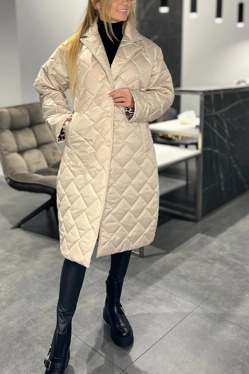 Urban Quilted Long Coat