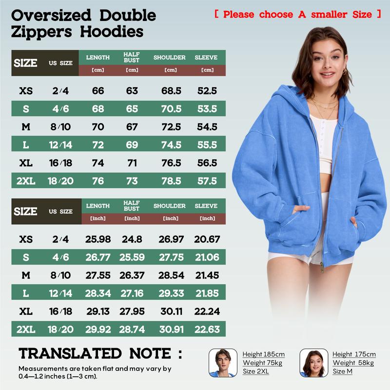 Everyday Oversized Zip Hoodie