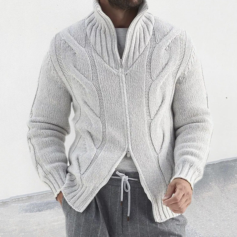 Cozy Cable Zip Sweater Classic