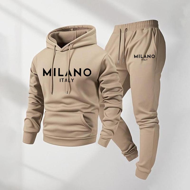 Milano Printed Hoodie and Pants Set