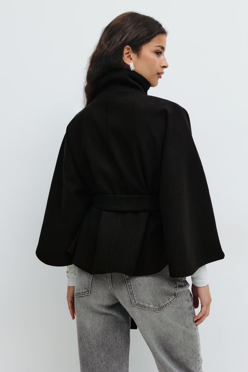 Solenne Urban Classic Cape Coat