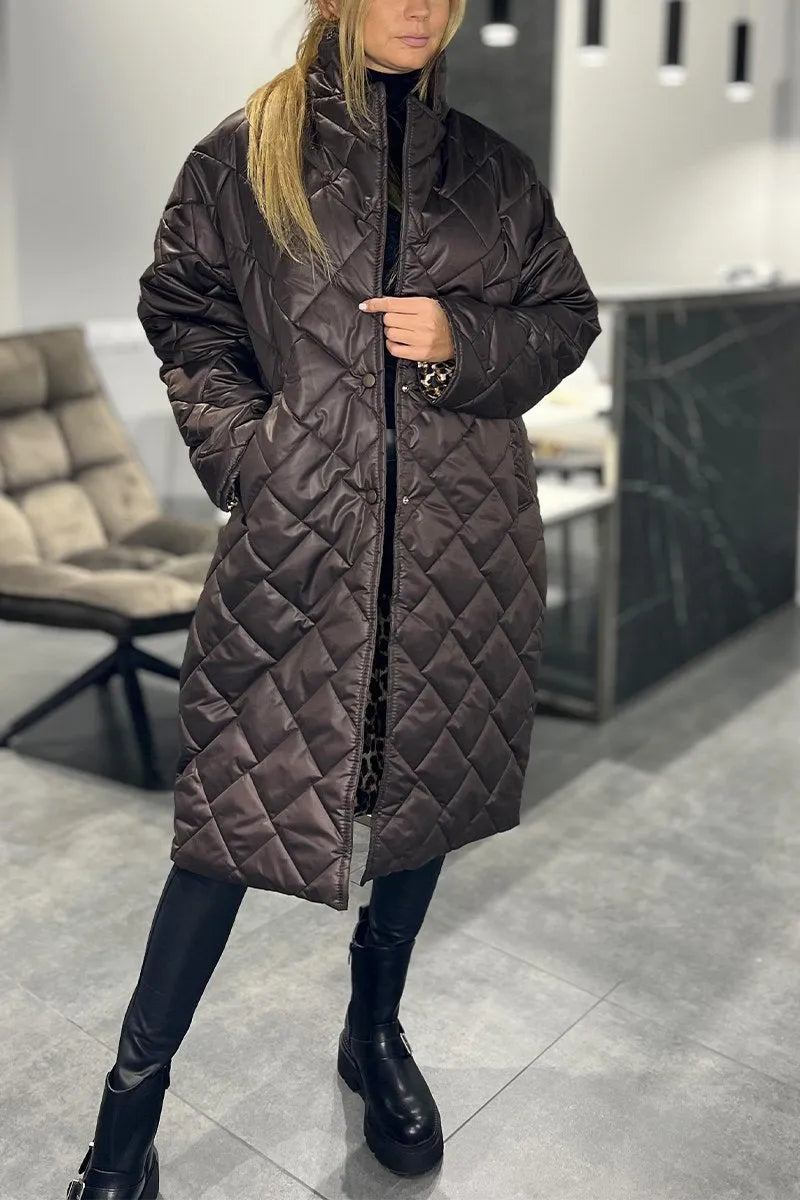 Urban Quilted Long Coat