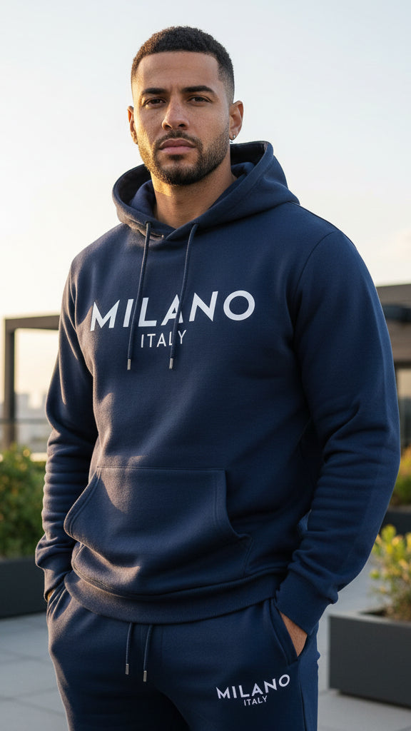 Milano Printed Hoodie and Pants Set