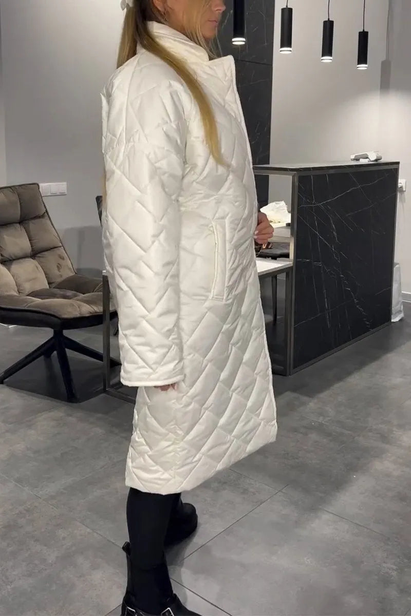 Urban Quilted Long Coat