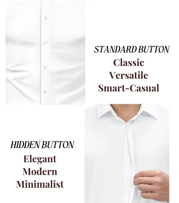 Men's Wrinkle-Free Stretch Shirt - Anti-Wrinkle