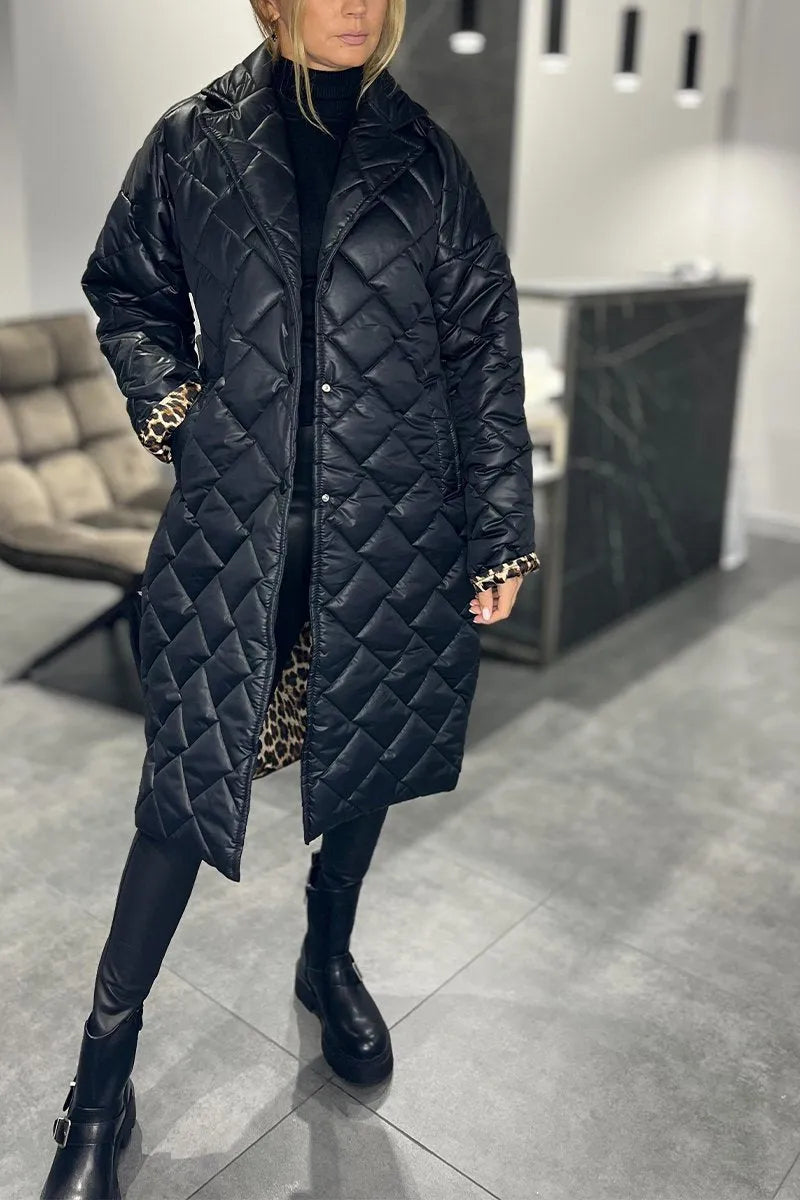 Urban Quilted Long Coat