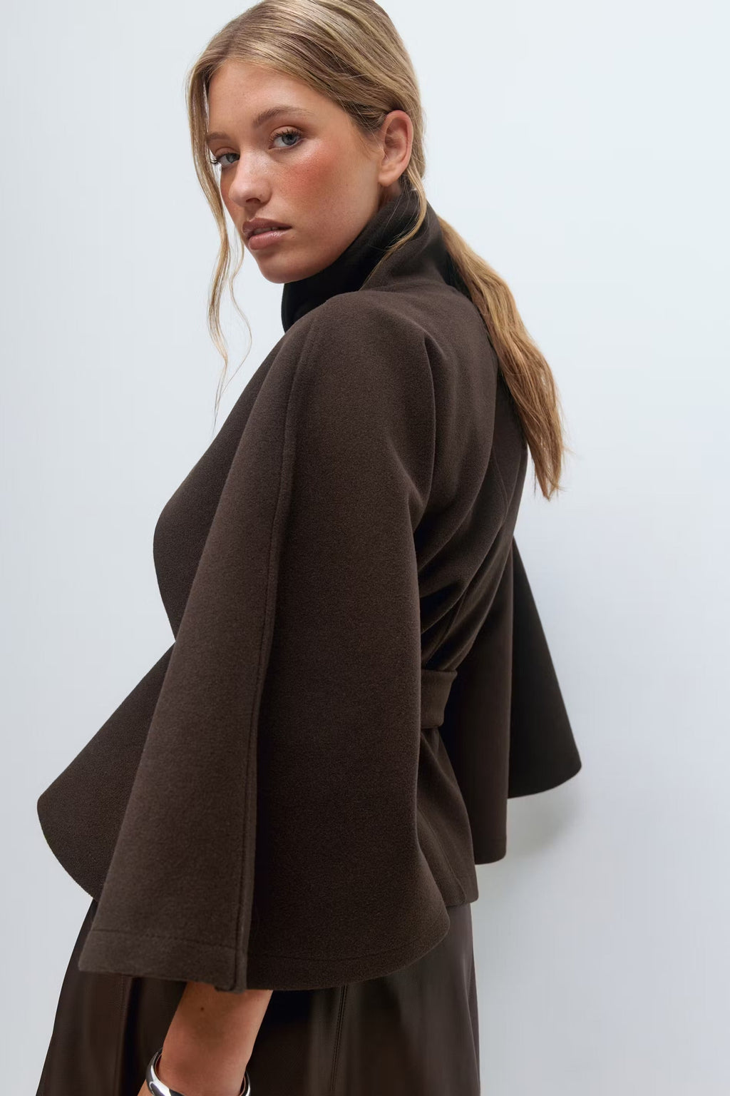 Solenne Urban Classic Cape Coat