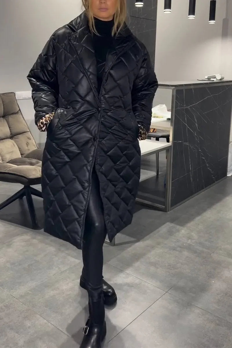 Urban Quilted Long Coat