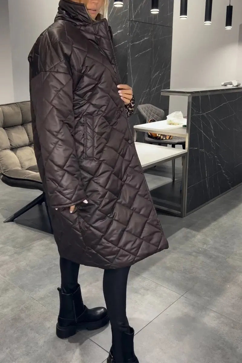 Urban Quilted Long Coat