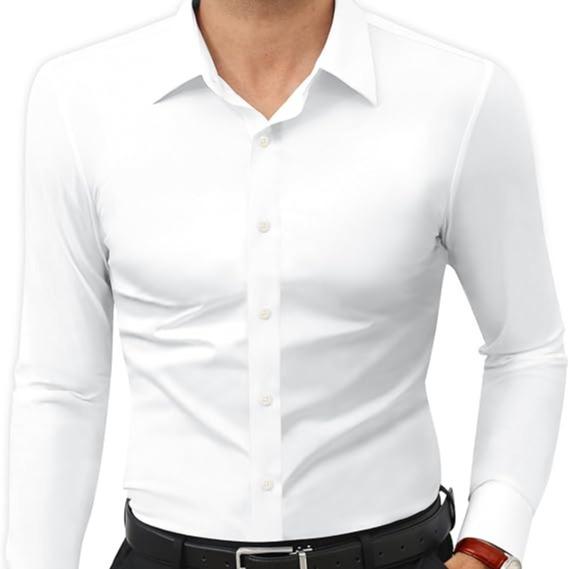 Men's Wrinkle-Free Stretch Shirt - Anti-Wrinkle
