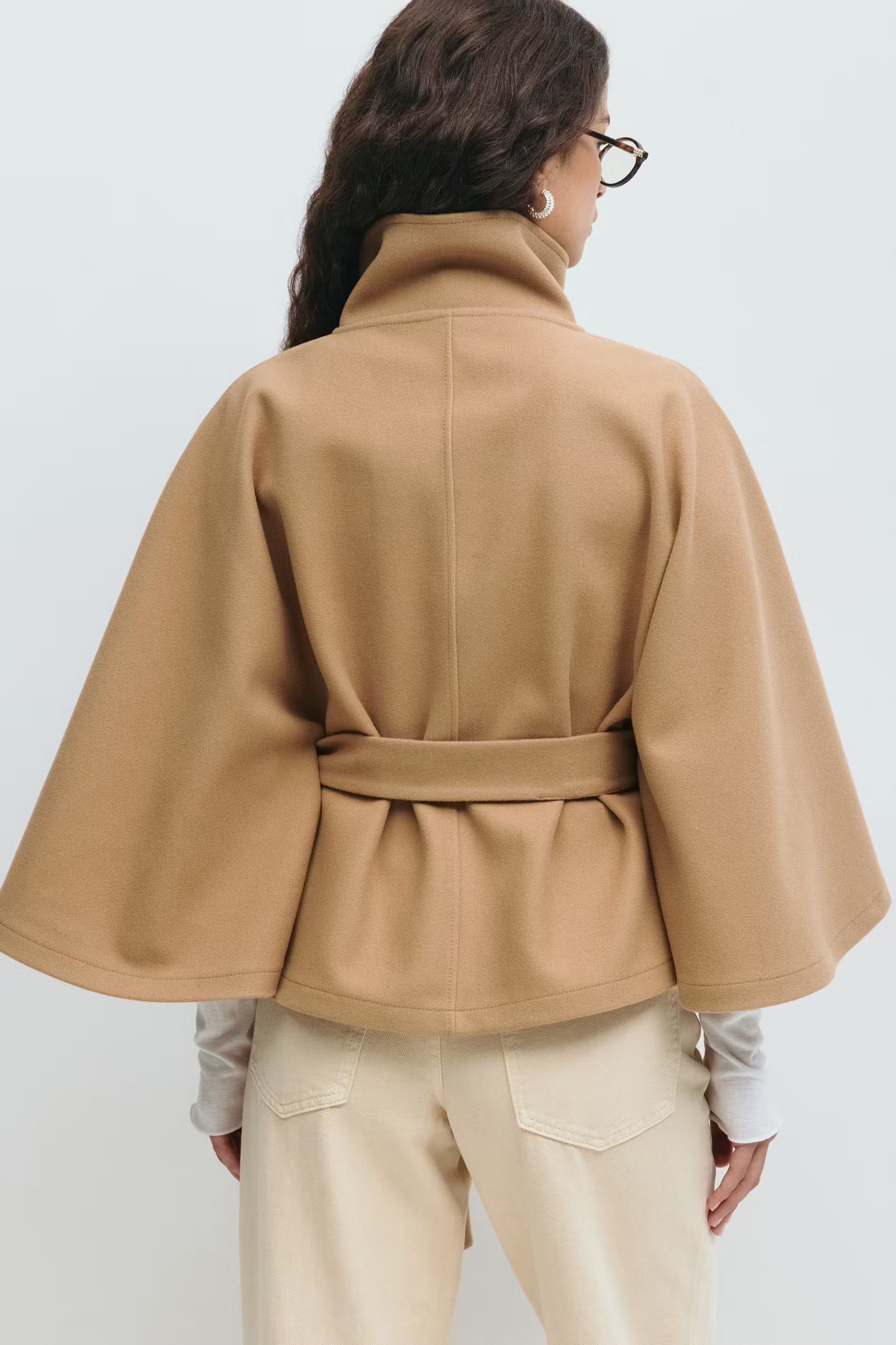 Solenne Urban Classic Cape Coat