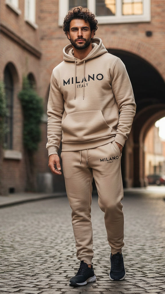 Milano Printed Hoodie and Pants Set