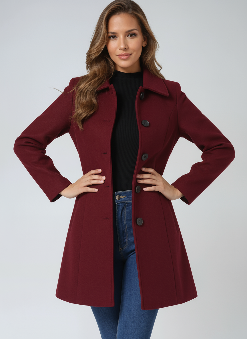 Urban Tailored Winter Trench Coat