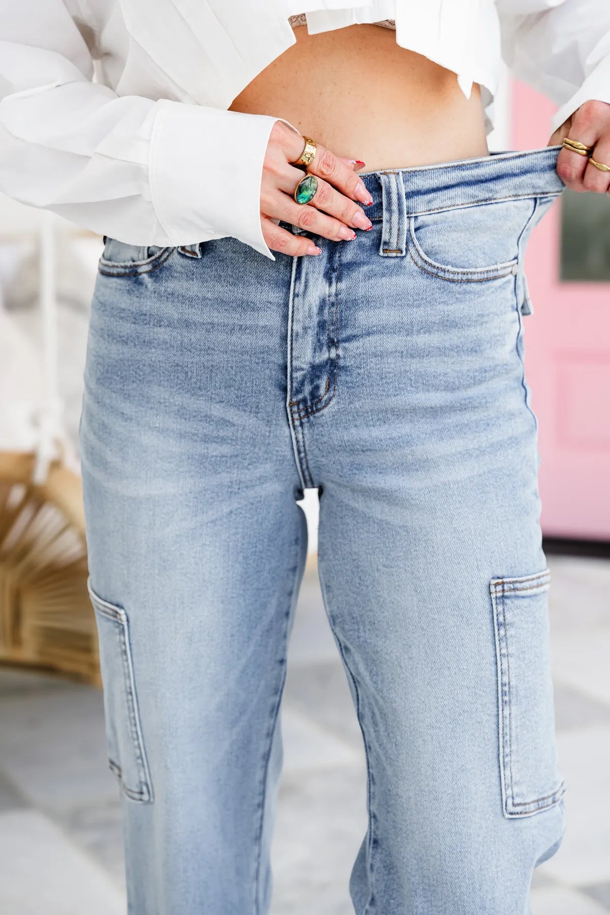 Everyday Cargo Wide Jeans