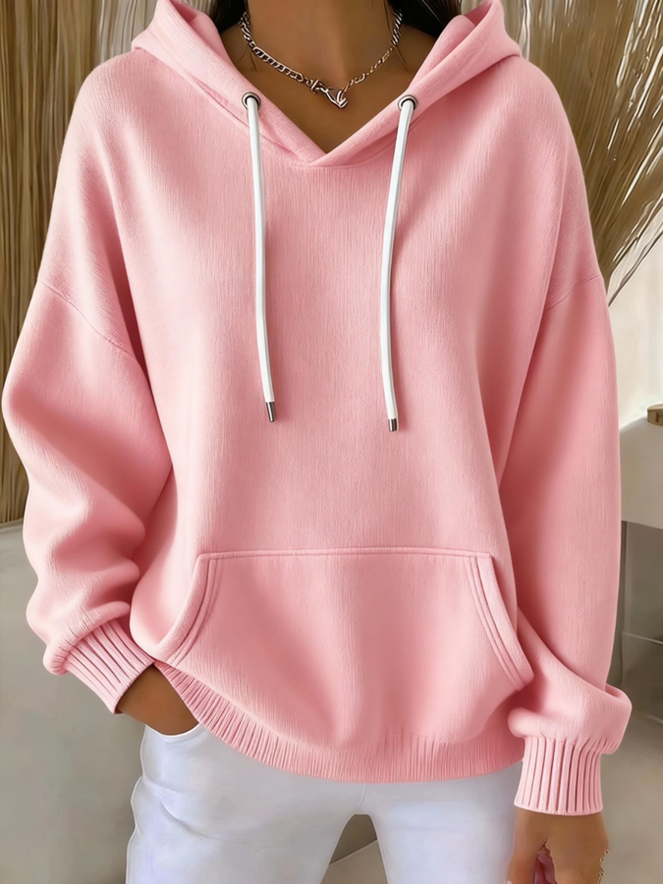 Everyday Casual Jacquard Multicolor Hoodie