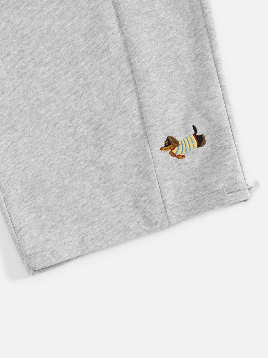 Embroidered Dog Barrel Sweatpants