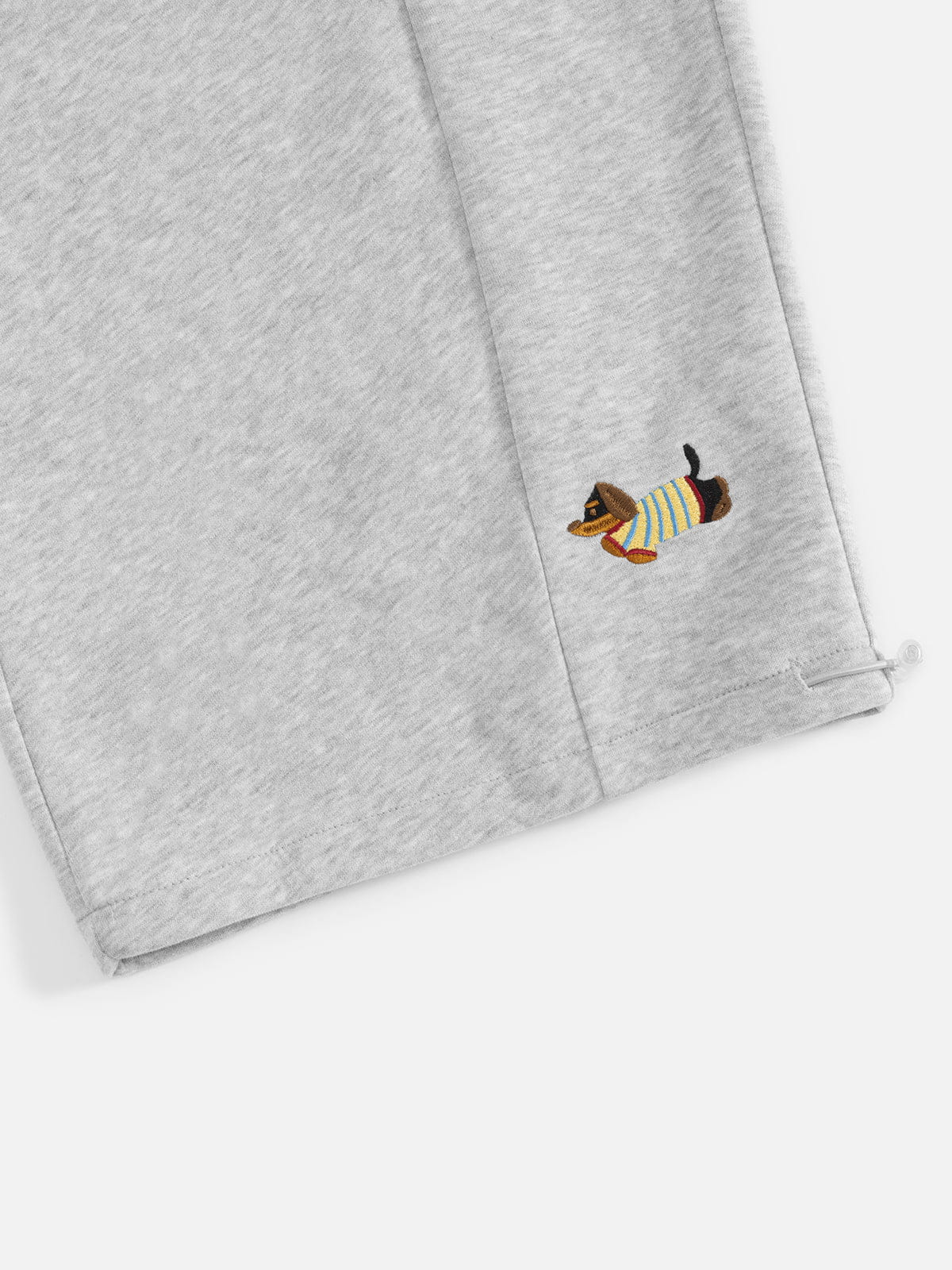 Embroidered Dog Barrel Sweatpants