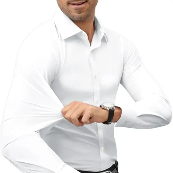 Men's Wrinkle-Free Stretch Shirt - Anti-Wrinkle