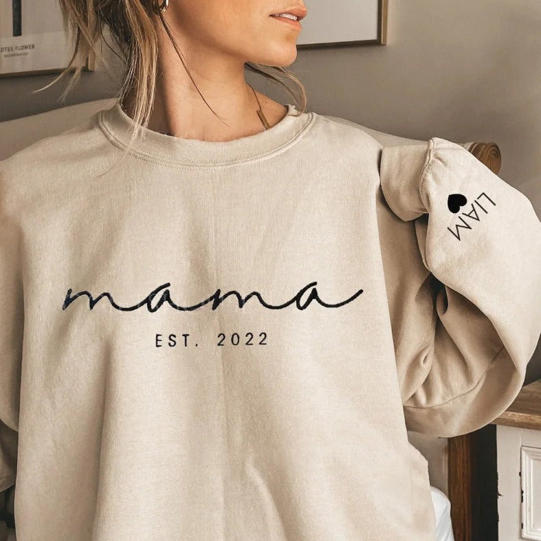 Personalized Mama Cozy Sweatshirt