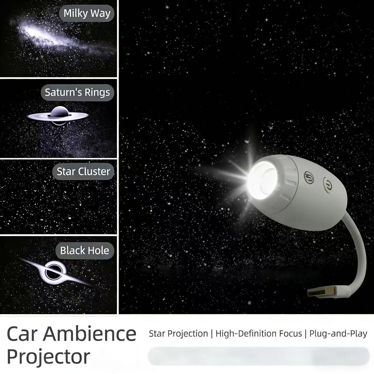 Room&Car Ambient Projection Light Oak®